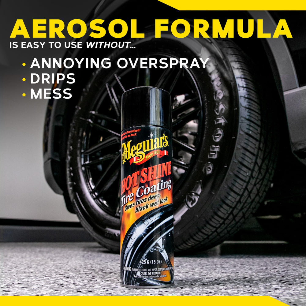 Meguiar's product resisting rain splash illustrating water-resistant protection