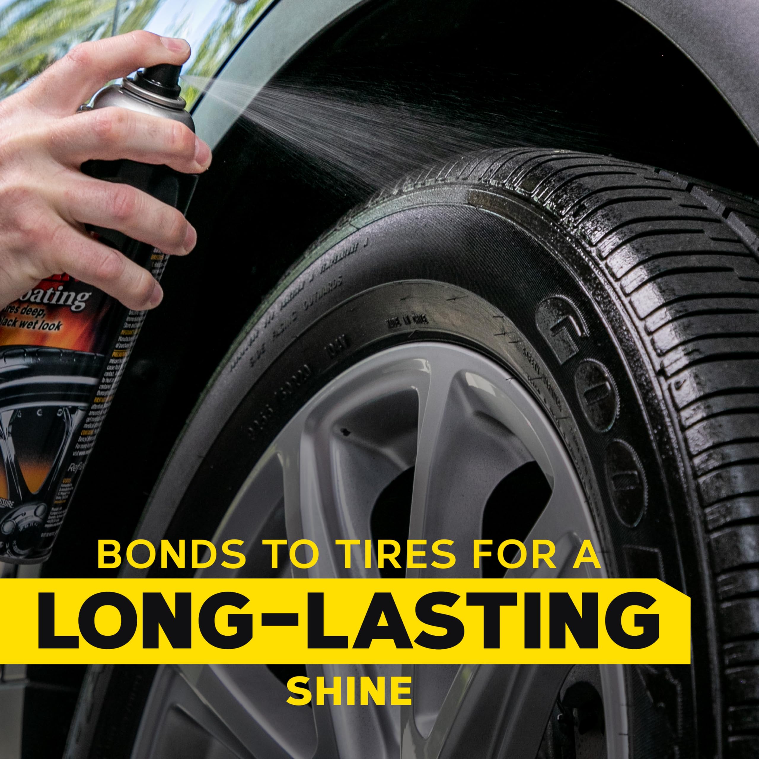 Meguiar's texture close-up showing product leveling for streak-free gloss