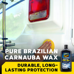 Meguiar's M56 open jar revealing cream with easy-to-spread wax