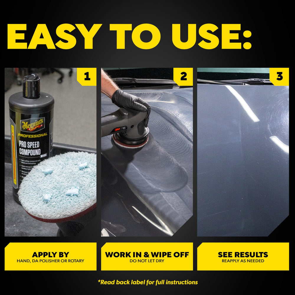 Meguiar's M100 with polishing pads kit ready for full paint correction