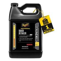 Meguiar's front bottle showing professional gallon packaging and quick access benefit