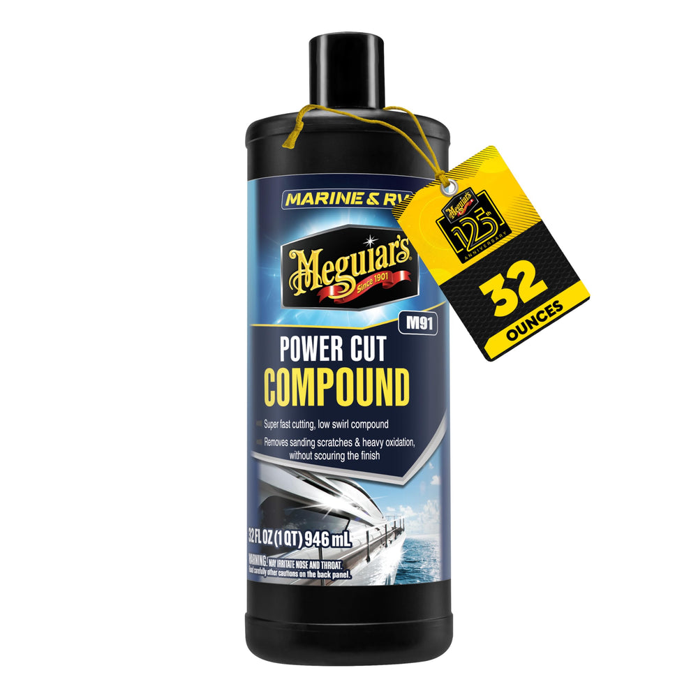 Meguiar's M91 32oz front label showing product identity and size for quick selection
