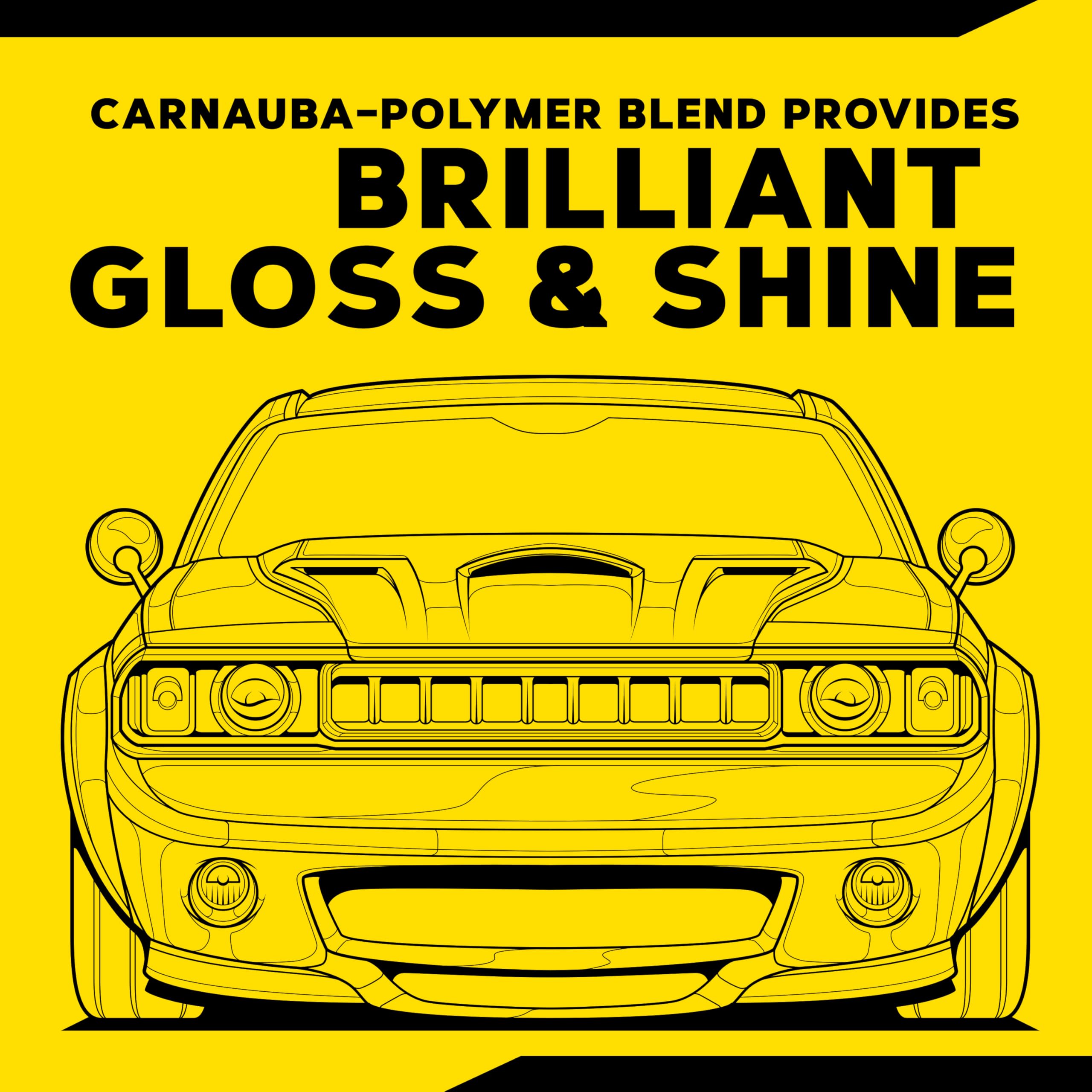 Meguiar's product used with dual action polisher for faster, consistent shine