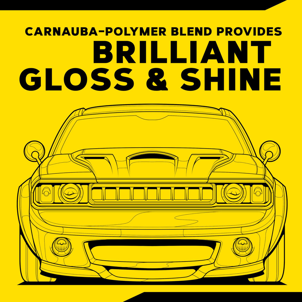 Meguiar's product used with dual action polisher for faster, consistent shine