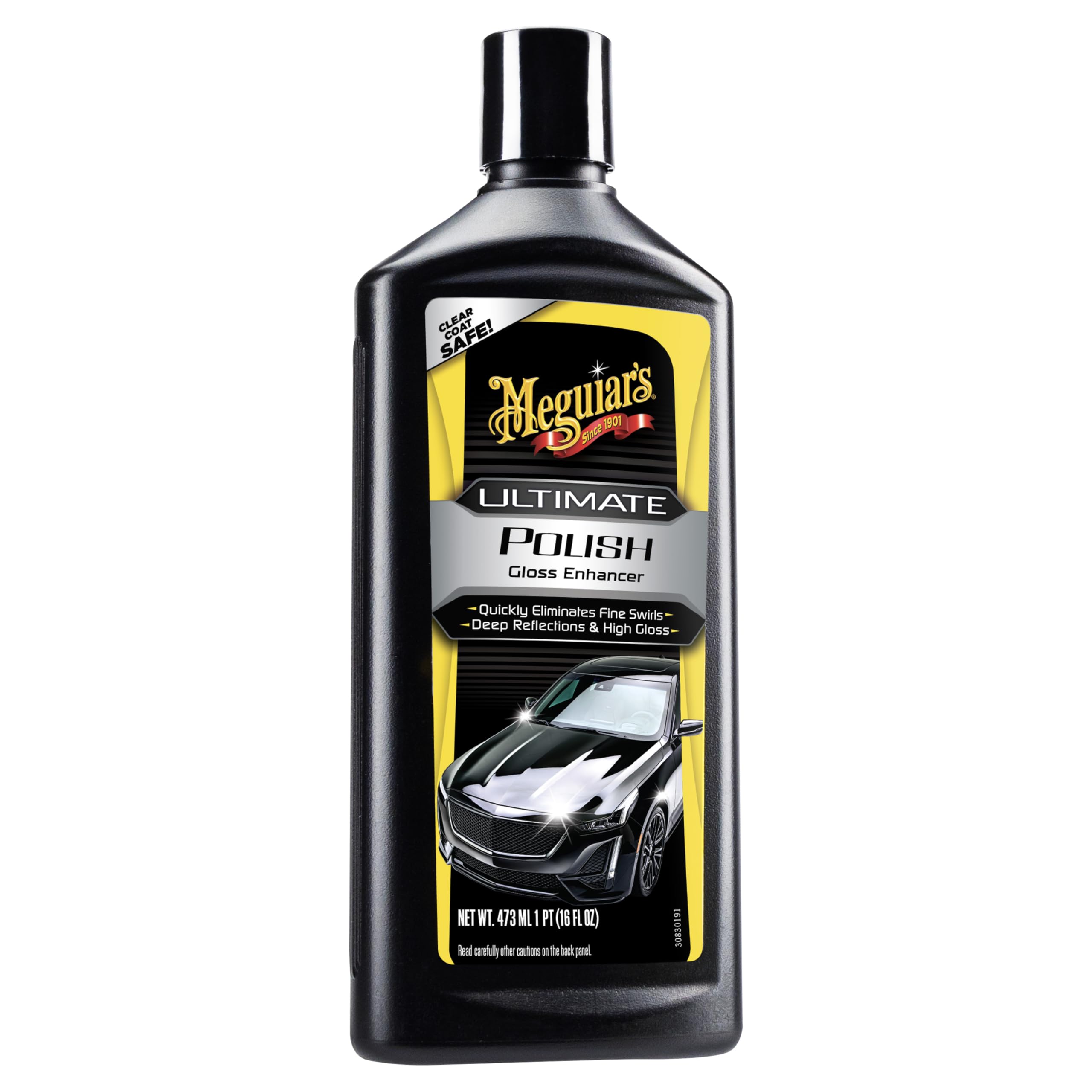 Meguiar's pouring polish to show smooth consistency and easy spreadability