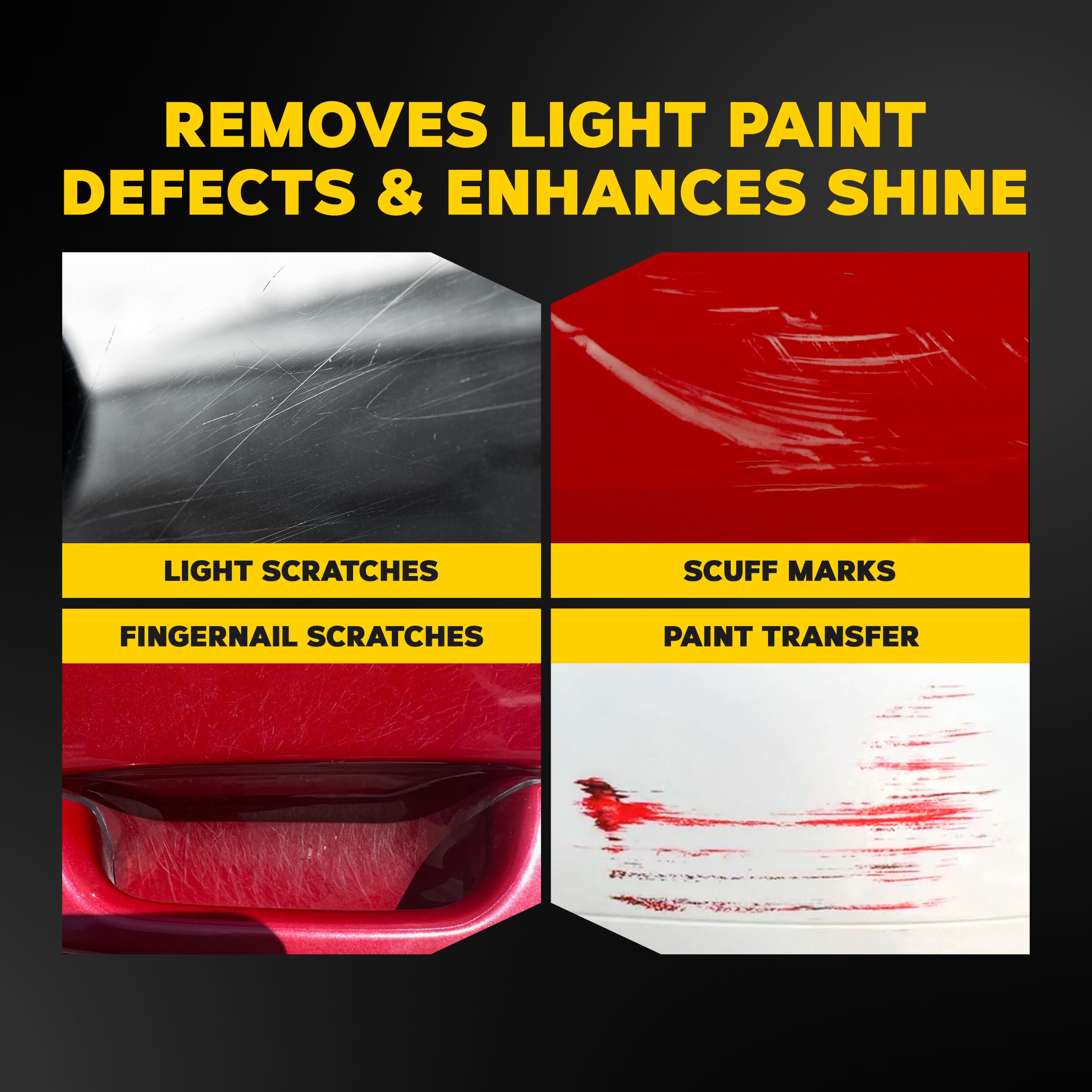 Meguiar's ScratchX compound open tube illustrating controlled application
