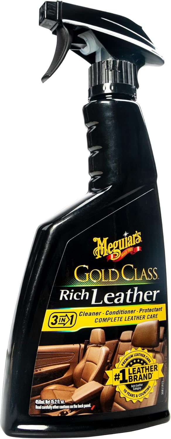 Meguiar's spray nozzle closeup demonstrating easy trigger application and quick coverage
