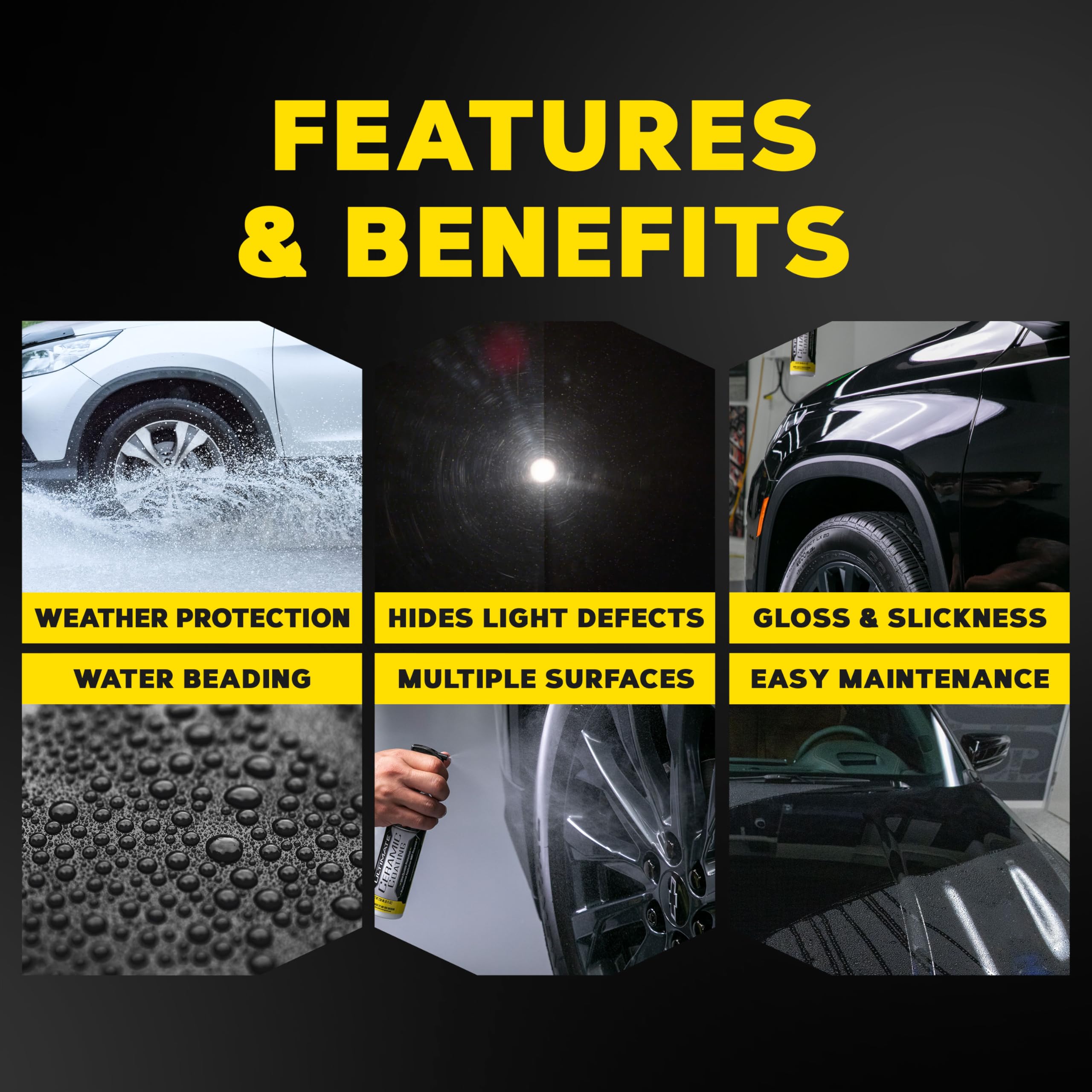 Meguiar's spreading coating with microfiber towel delivering even coverage
