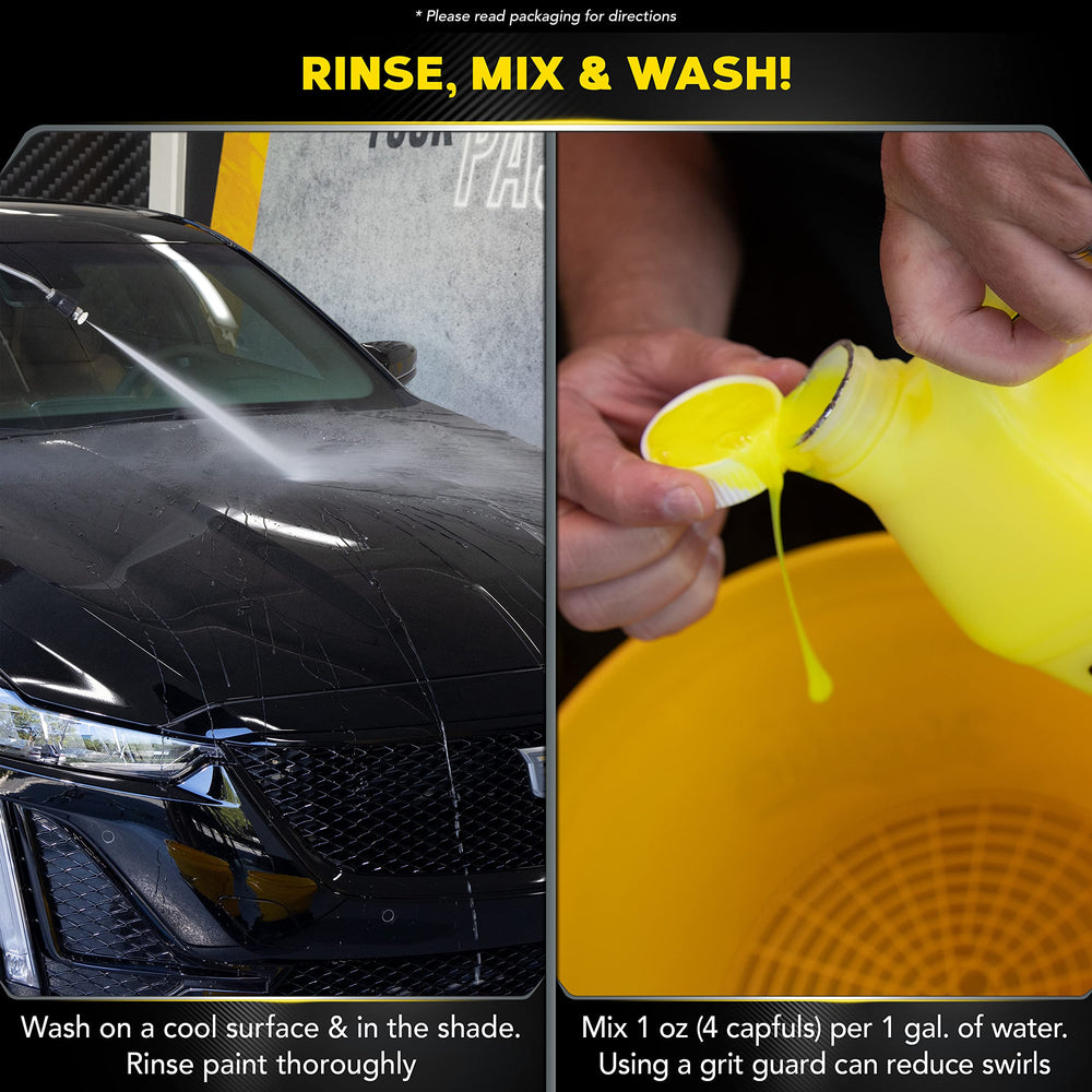Meguiar's wash mitt loaded with foam for scratch-free cleaning