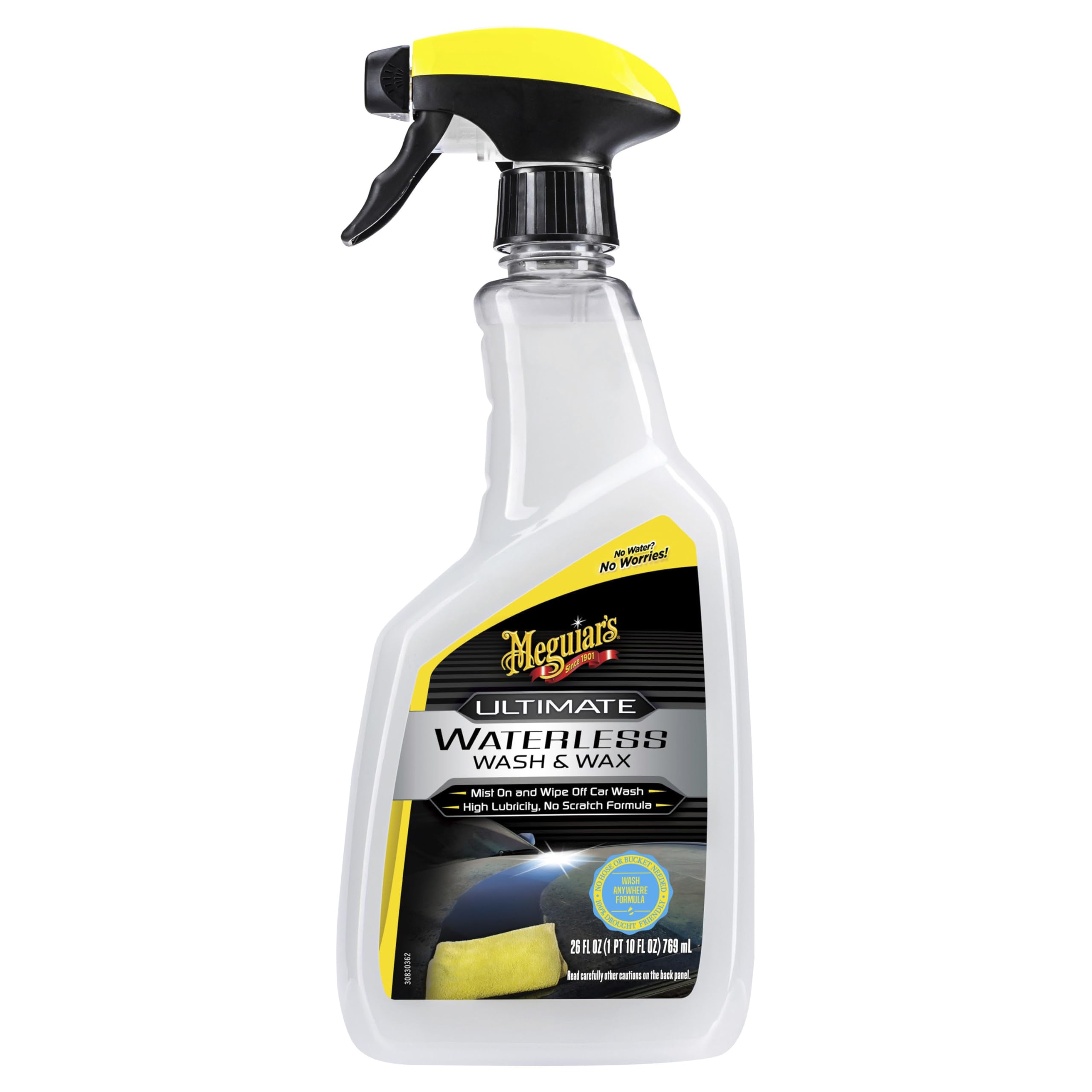 Meguiar's in trunk ready for use showing on-the-go maintenance convenience