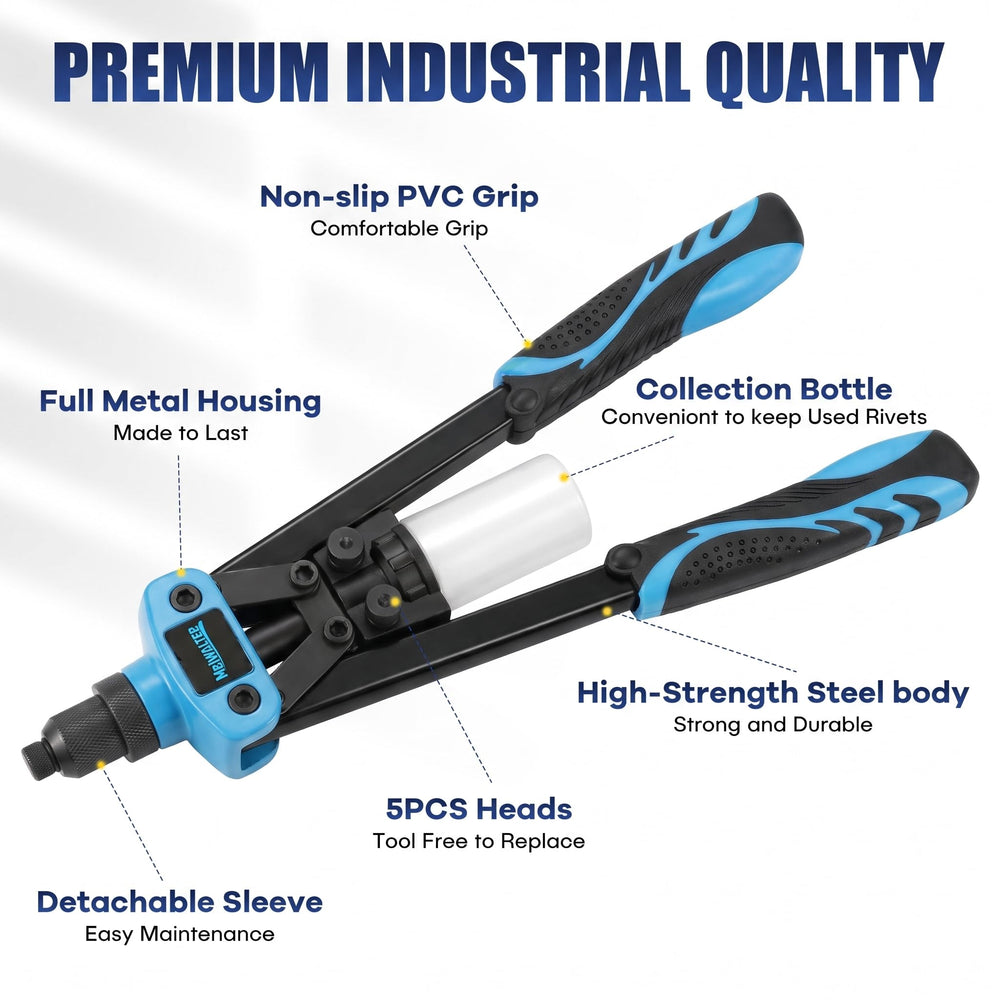Meiwaltee lifestyle image of rivet gun used during automotive trim repair