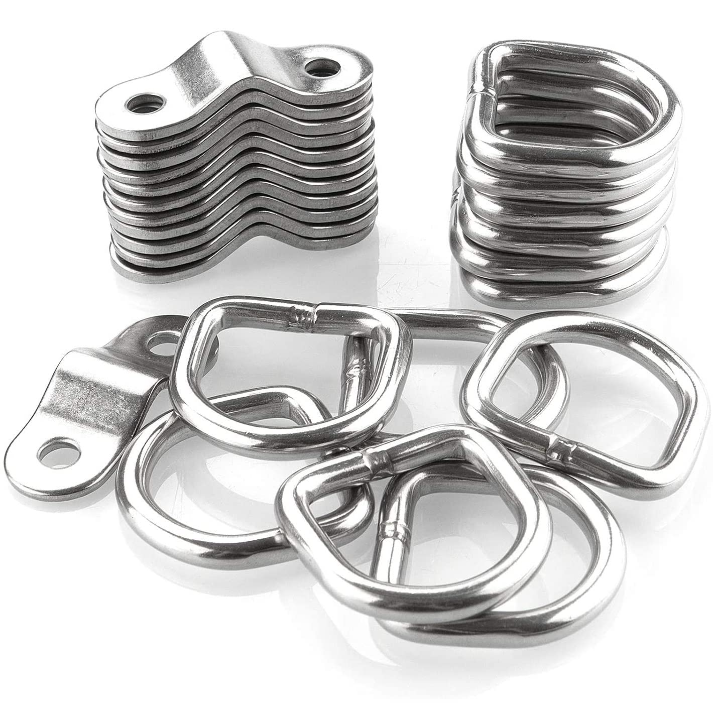 Mejiao D-ring securing motorcycle to demonstrate reliable restraint