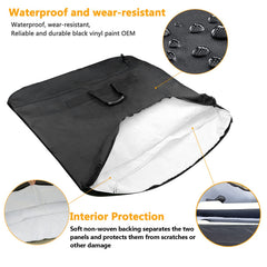 Mekar close-up of zipper and handle for convenient carrying and durability