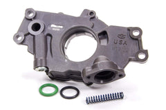 Melling oil pump front view showing mounting flanges and 7/8 inch inlet, reliable fit