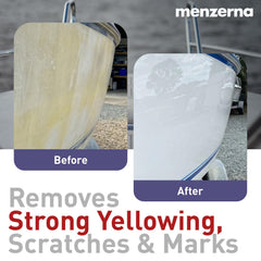 menzerna back label with directions for safe effective polishing benefit