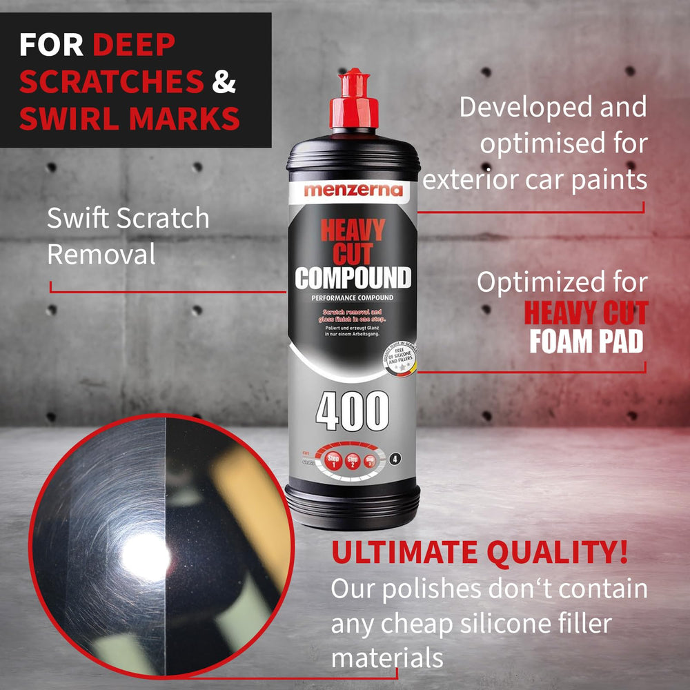menzerna polish cream texture close-up illustrating consistency and easy spreadability for efficient correction