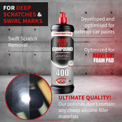 menzerna polish cream texture close-up illustrating consistency and easy spreadability for efficient correction