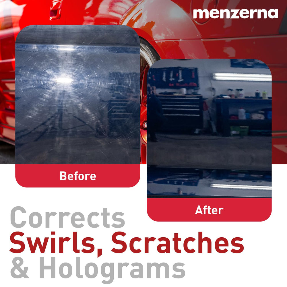menzerna polish texture being poured showing smooth consistency for even coverage