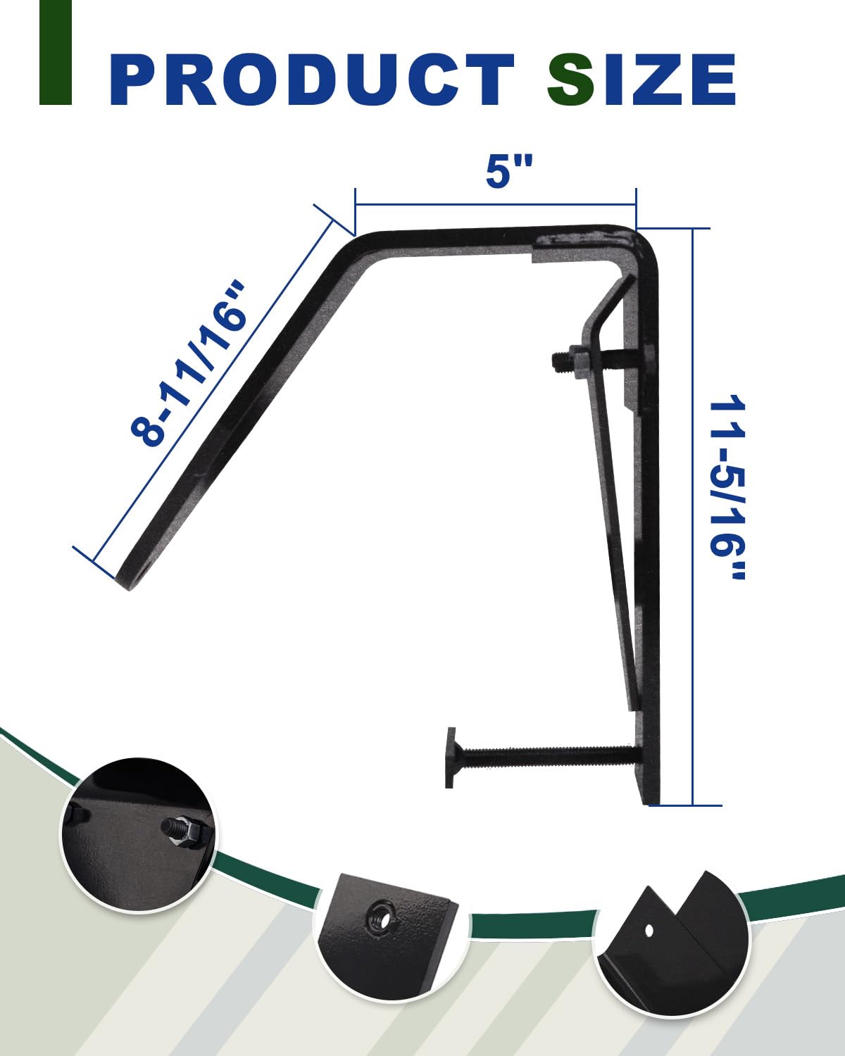 MEPARERI side profile showing ultra-wide clamp highlights enhanced clamping strength