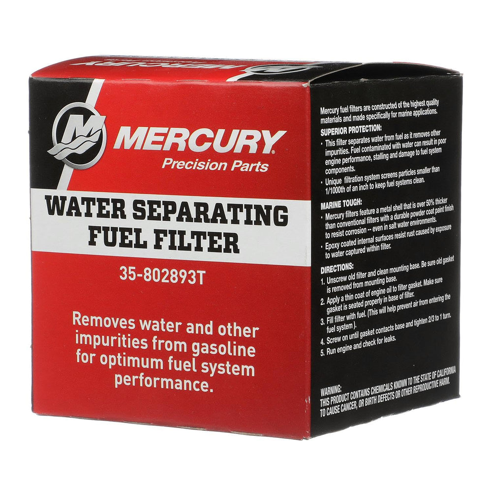 MERCURY 802893T on a boat engine in use conveying dependable protection on the water