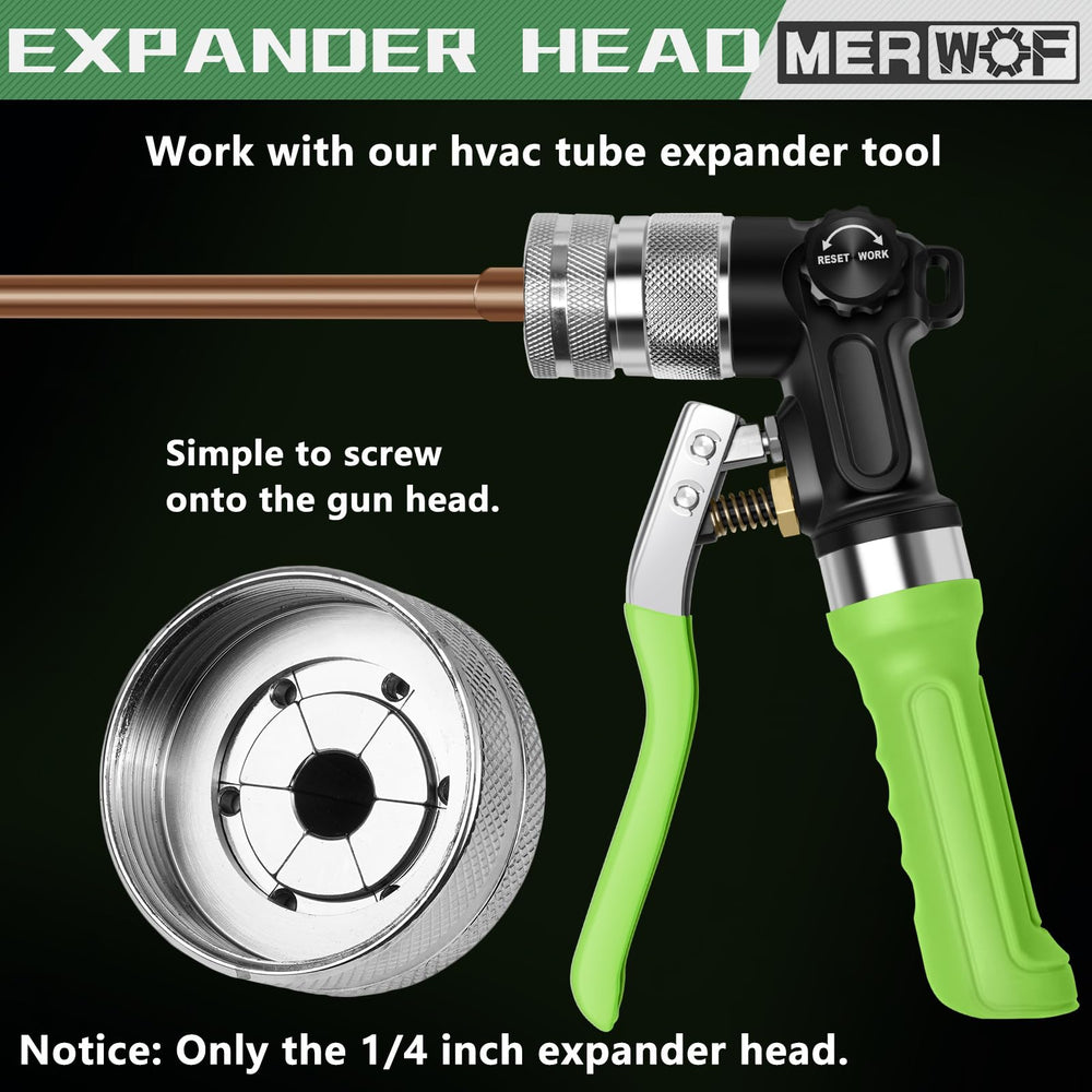 MERWOF expander head close-up of machined surface for precise expansion benefit