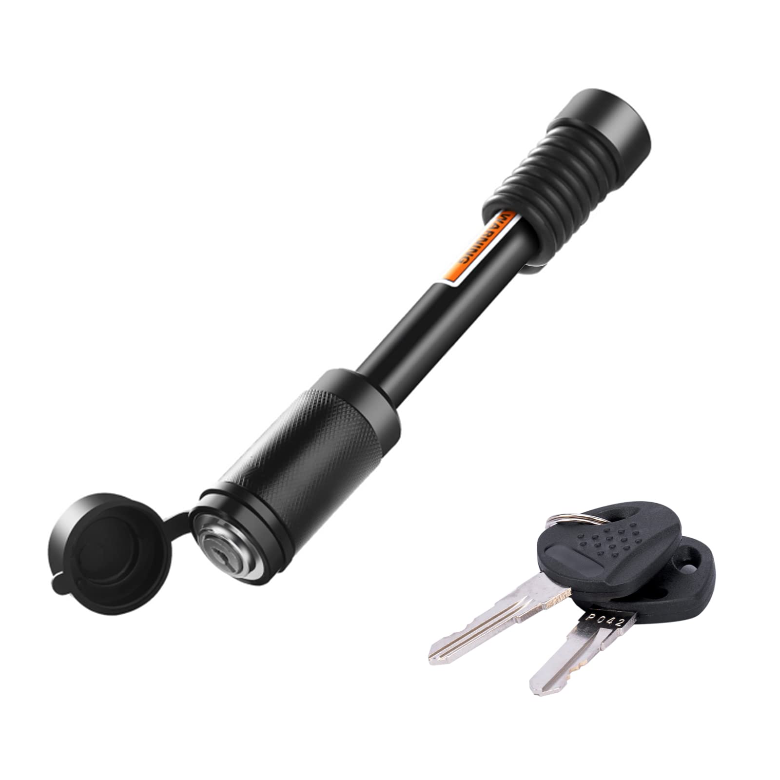 META Hardware front packaging showing hitch lock and included parts, clear protection benefit