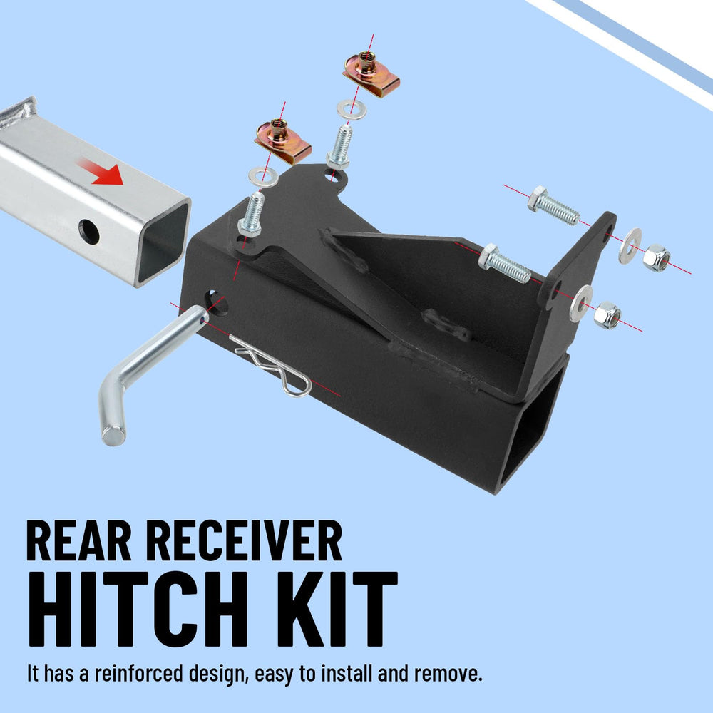 metlead included hardware and bent clevis pin for quick installation