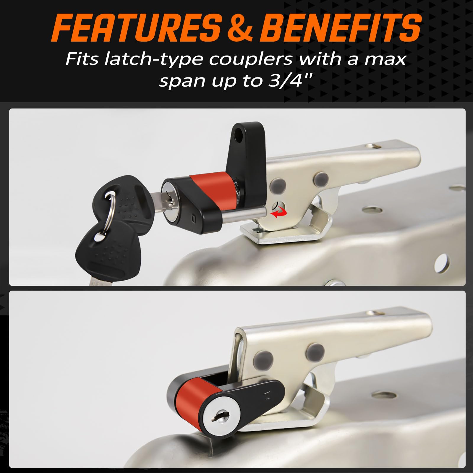 METOWARE detailed view of key cylinder showing durable mechanism and corrosion protection