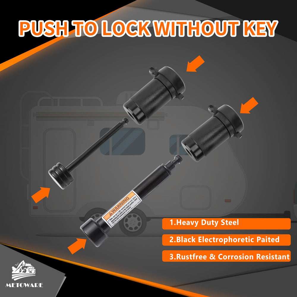 METOWARE coupler lock detail revealing zinc alloy core and reinforced keys for improved strength and durability