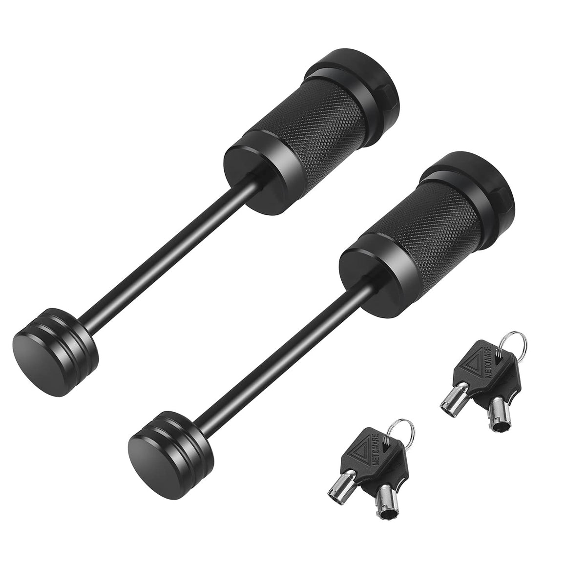 METOWARE front view of trailer lock showing compact, secure design