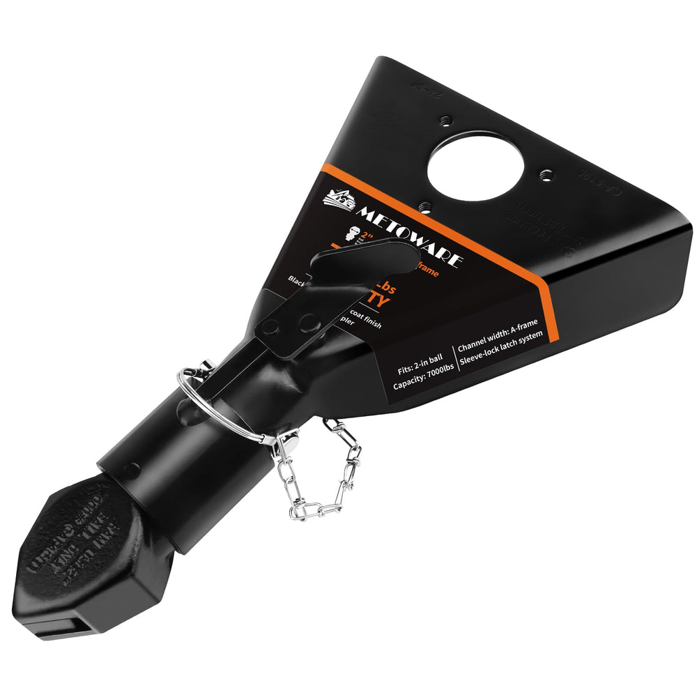 METOWARE front view of coupler showing secure fit and ease of use