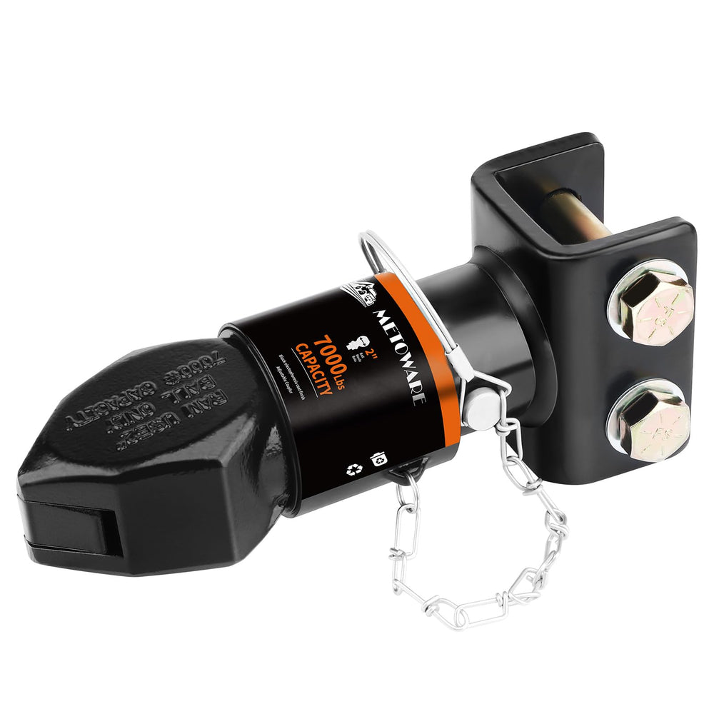 METOWARE front view of coupler showing secure ball fit and quick hookup benefit