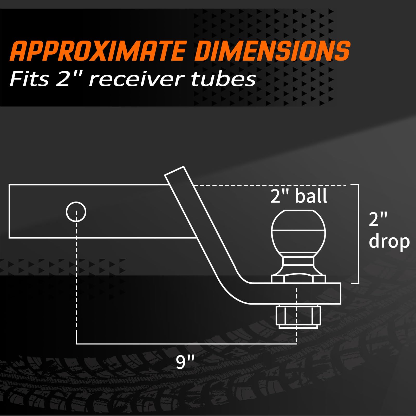 METOWARE hitch pin and pre-attached ball demonstrating secure attachment and quick installation