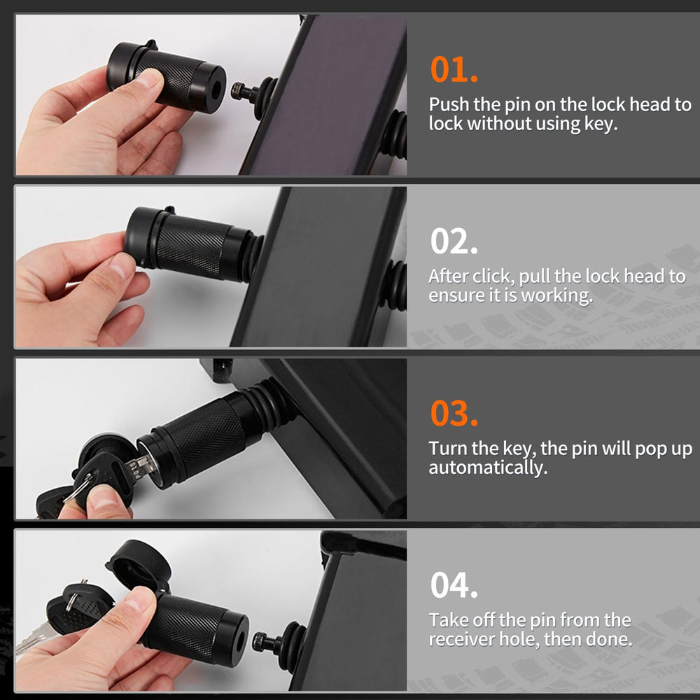 METOWARE locks beside a ruler showing 3.5 inch usable length for accurate sizing