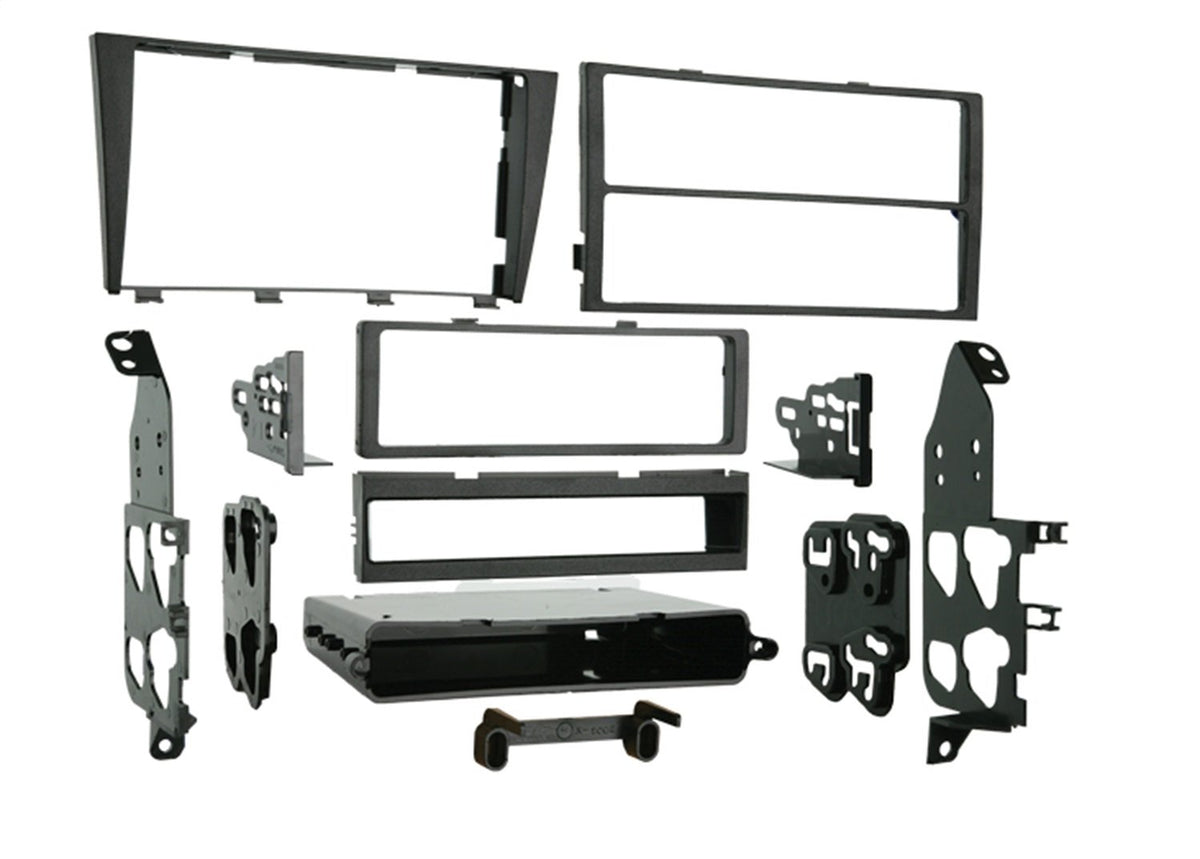 Metra 99-8151 front bezel in matte black showing clean OEM-style fit and finish