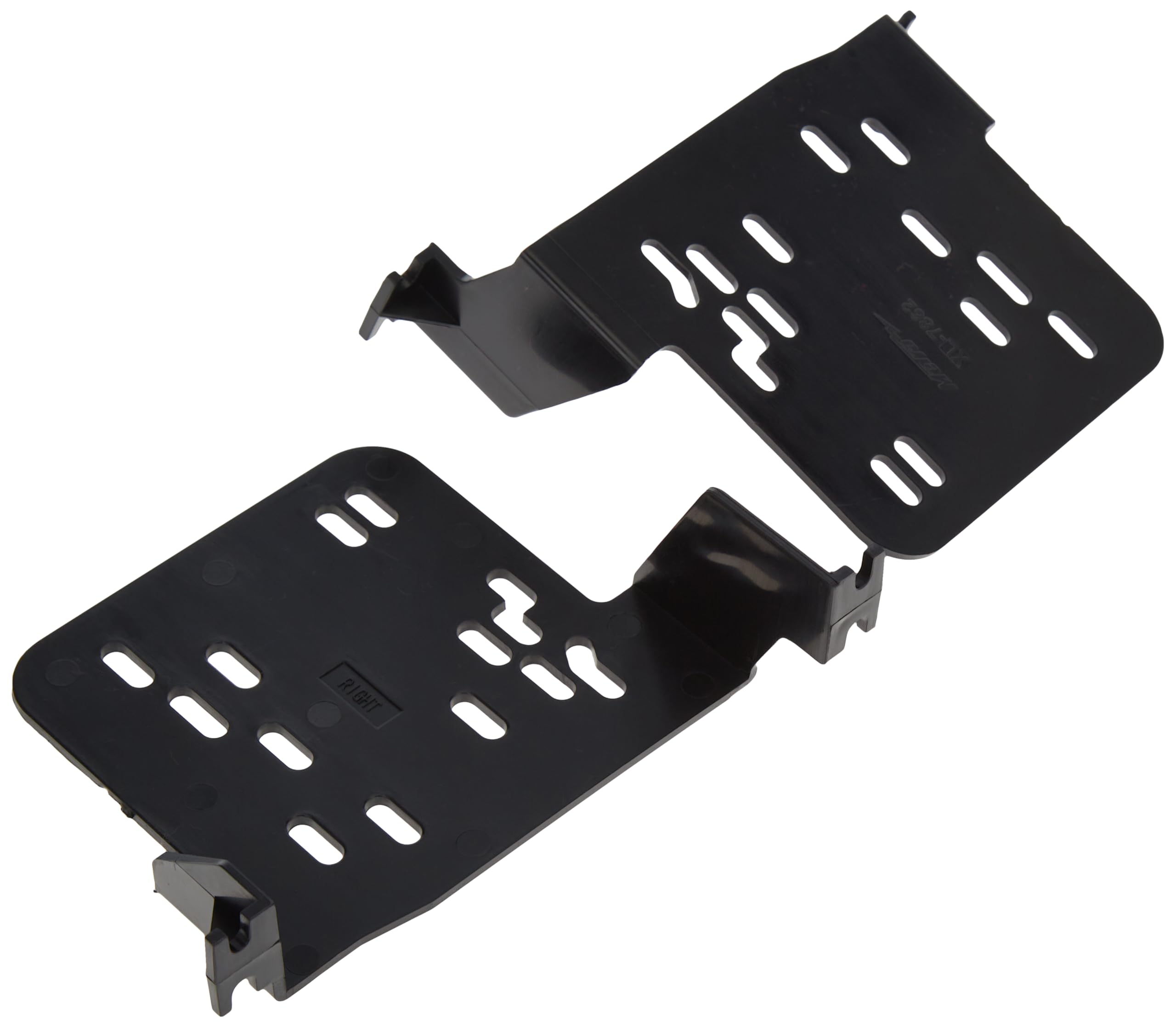 Metra side view showing mounting points for secure, gapless install
