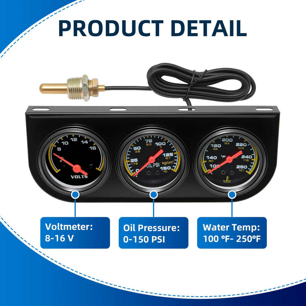 MH voltmeter close-up highlighting readable dial and quick battery health check benefit