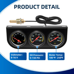 MH voltmeter close-up highlighting readable dial and quick battery health check benefit