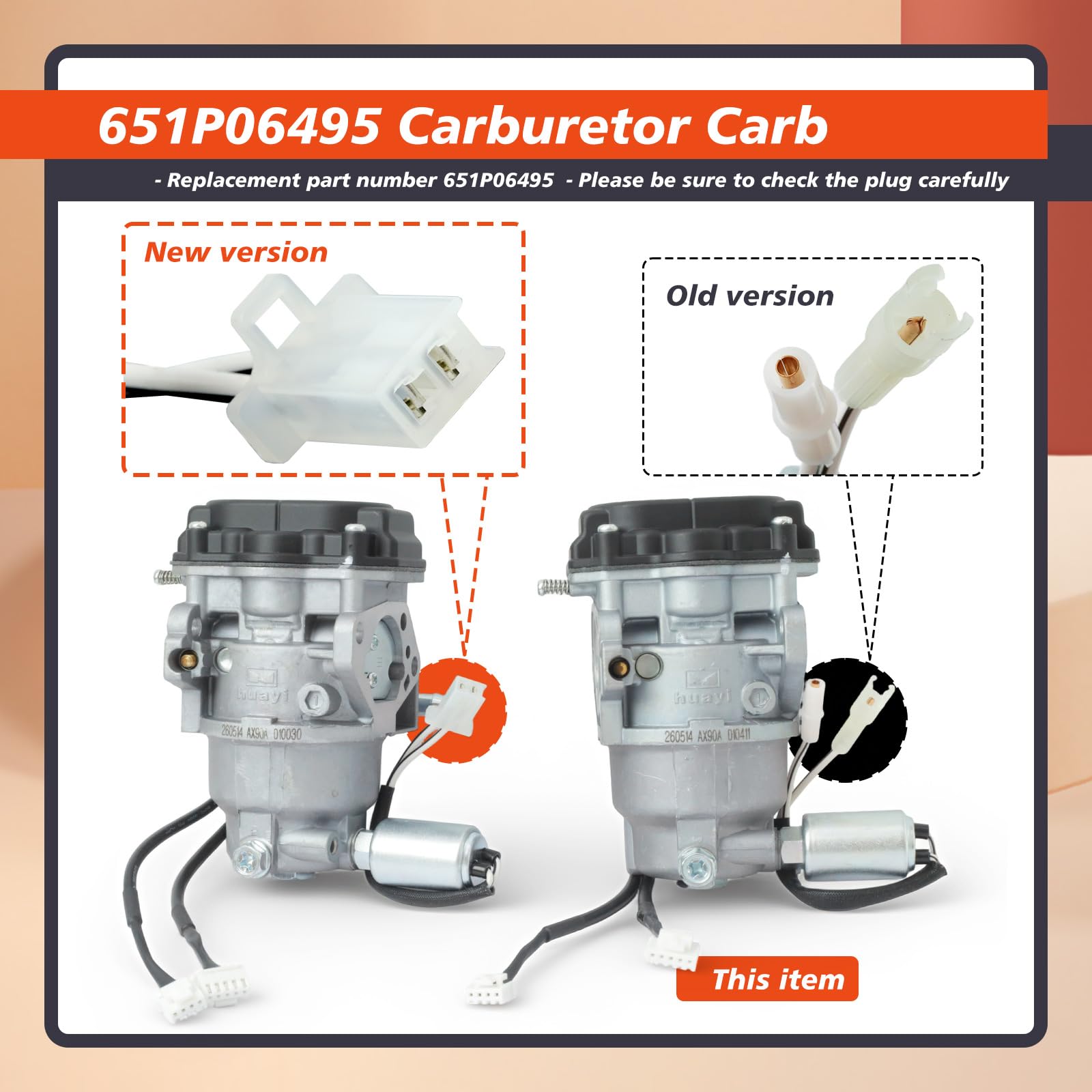 Mhrxusd carburetor side profile displaying compact design and easy replacement benefit