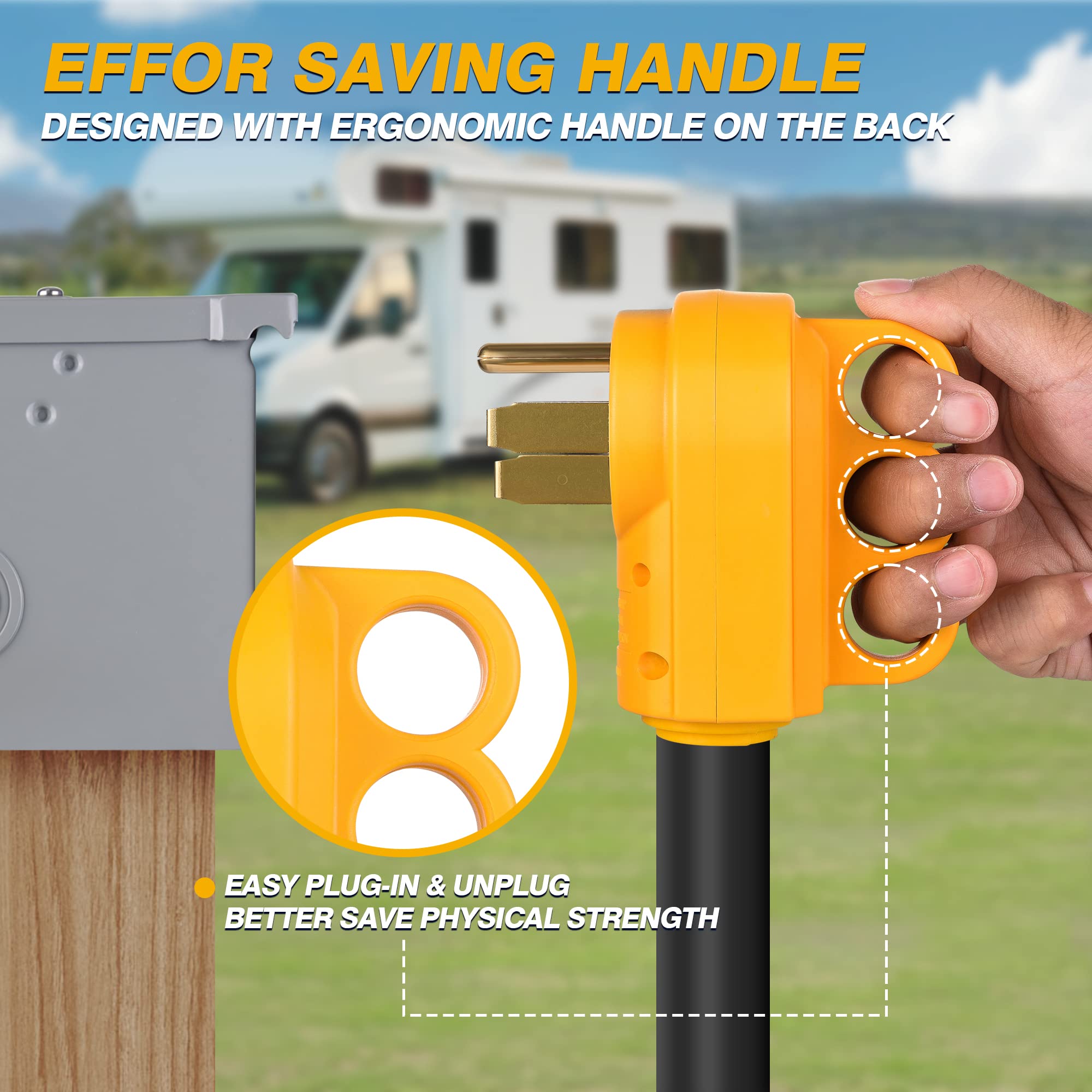 MICTUNING copper pins detail, improved conductivity and reduced heat buildup