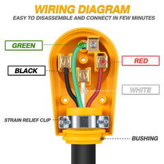 MICTUNING wiring termination being secured, clear terminals for fast installation