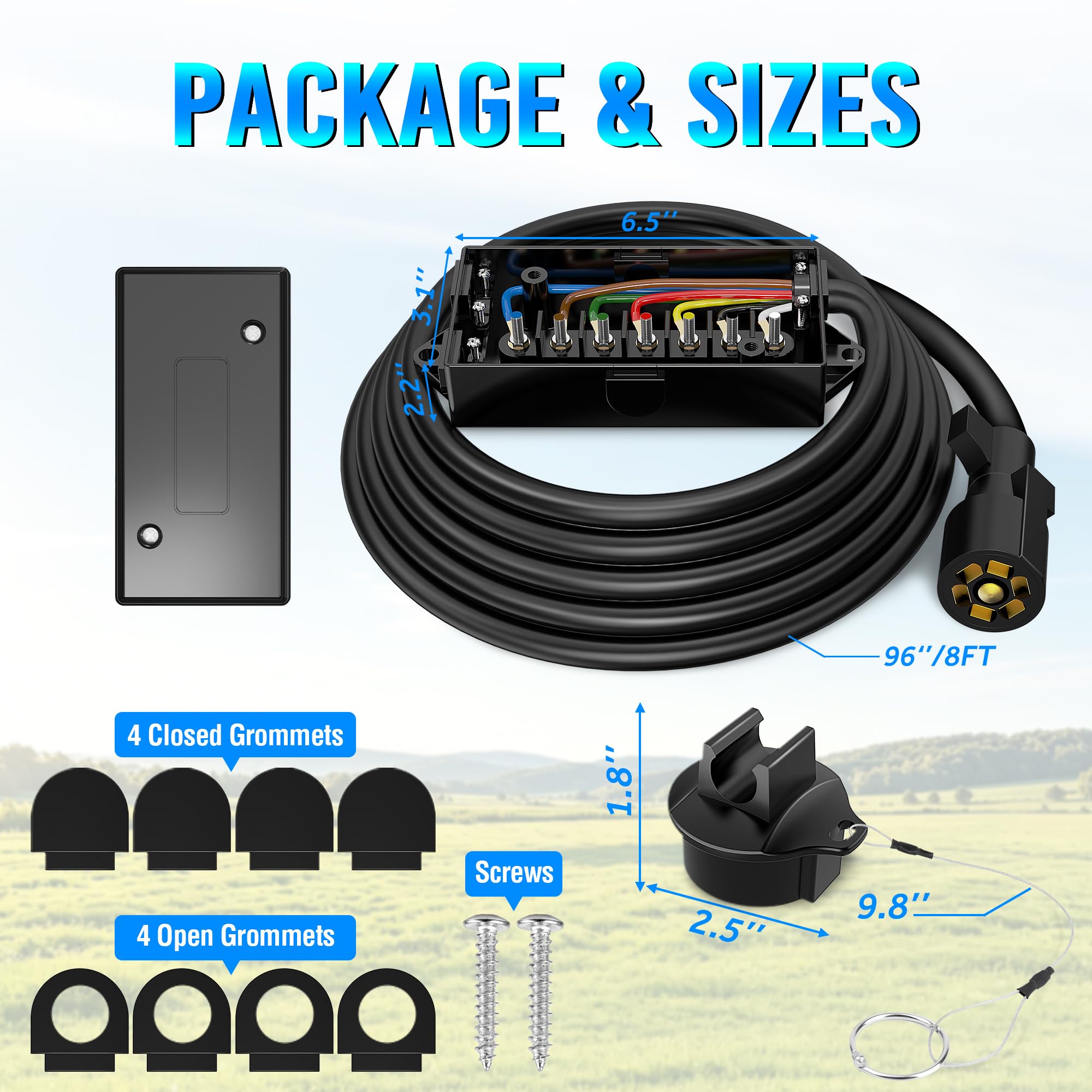 MICTUNING packaged kit with contents for quick installation