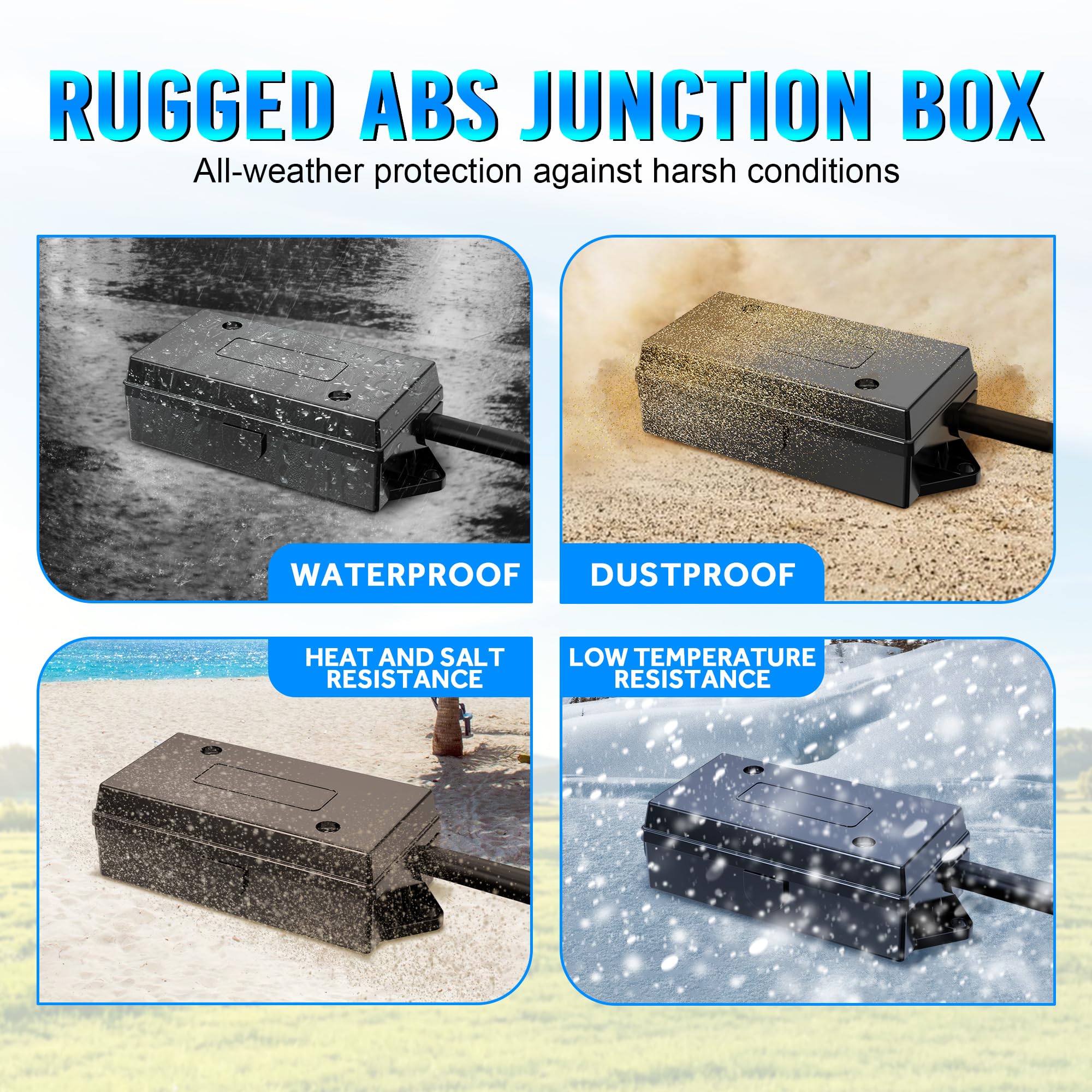 MICTUNING PVC jacket close-up showing abrasion and weather resistance