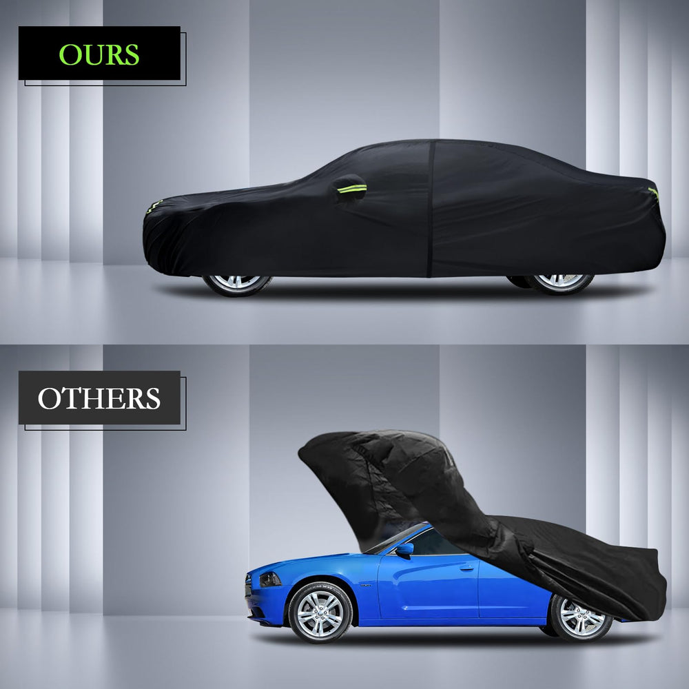 Migaven compact folded cover inside storage bag for easy transport and storage