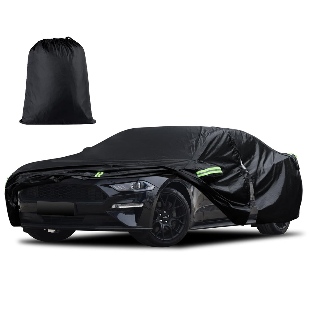 Migaven front view on Mustang showing full protection and weather resistance