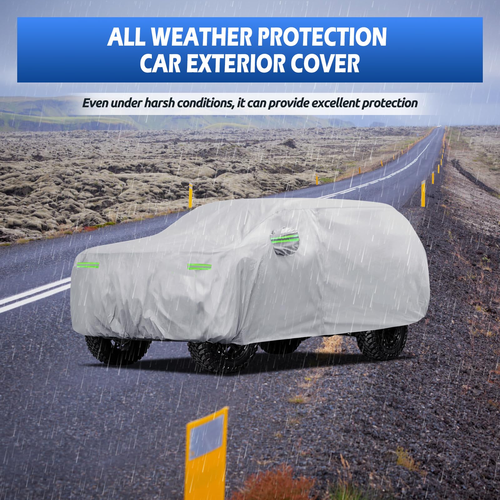 Migaven underbody windproof strap attachment securing cover in gusts