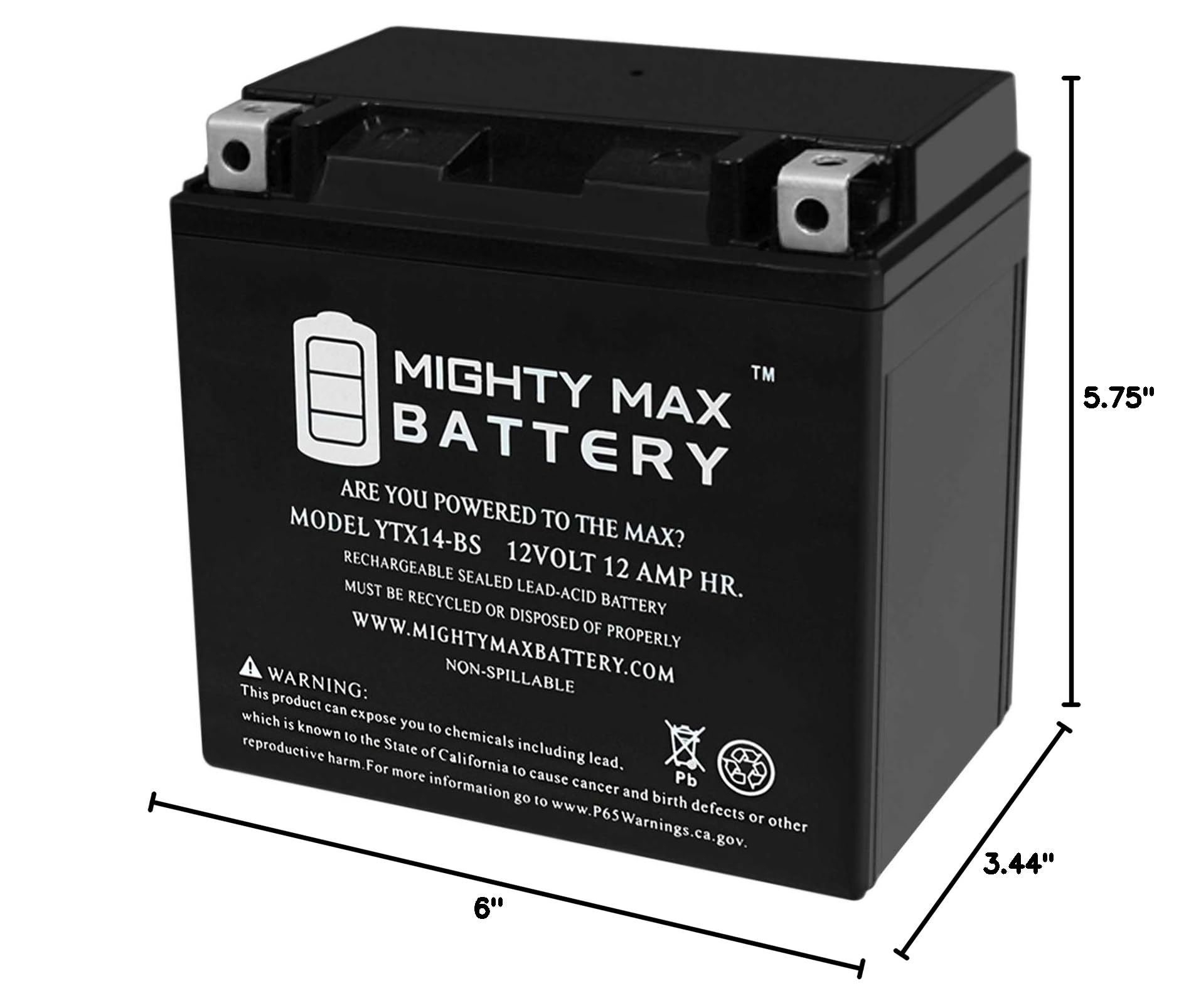 Mighty Max Battery on a workbench ready for replacement to speed up service job