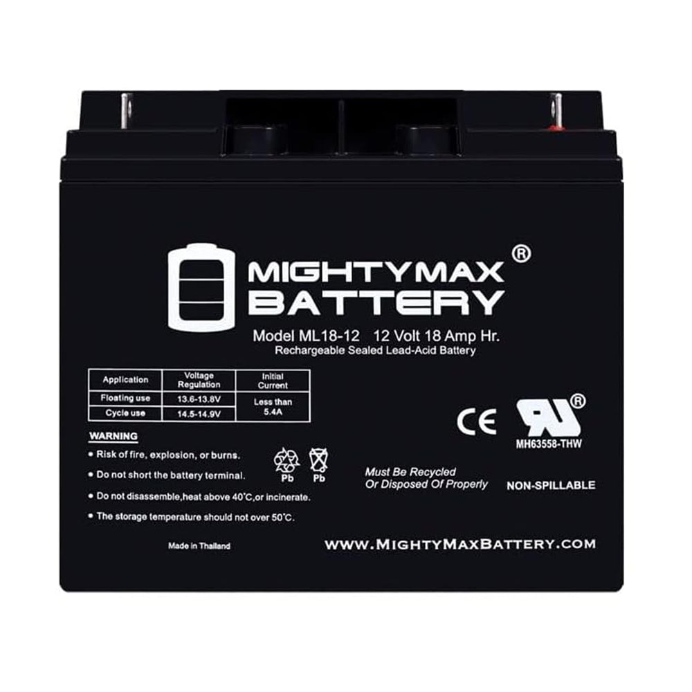 Mighty Max Battery with included screws and packaging for straightforward installation