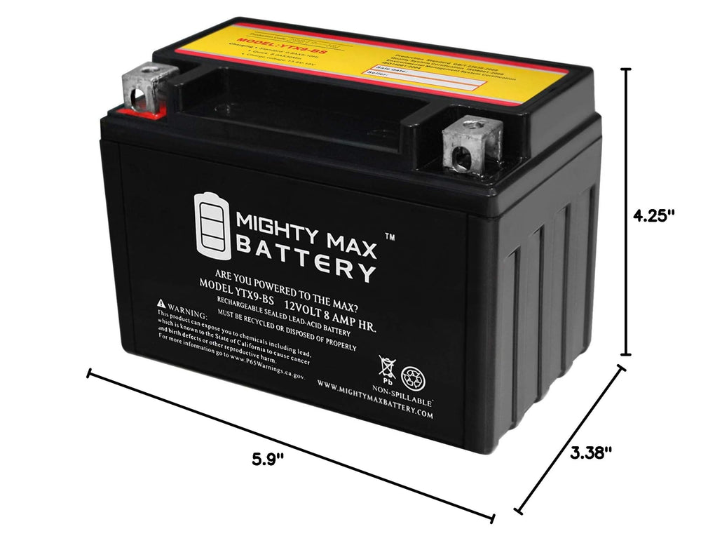 Mighty Max Battery on a workbench ready for installation to restore generator starts