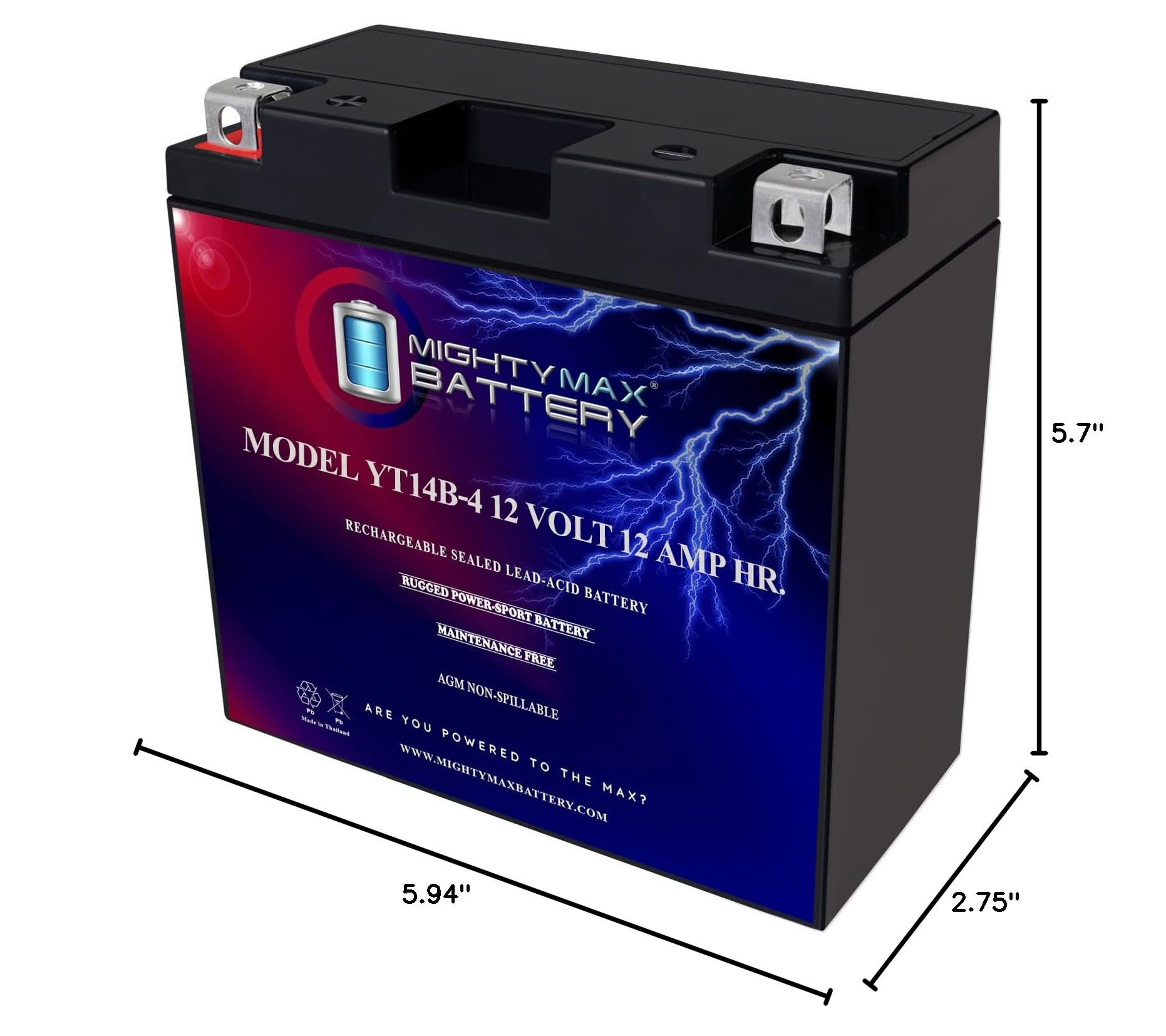 Mighty Max Battery in garage setting suggesting practical everyday use benefit